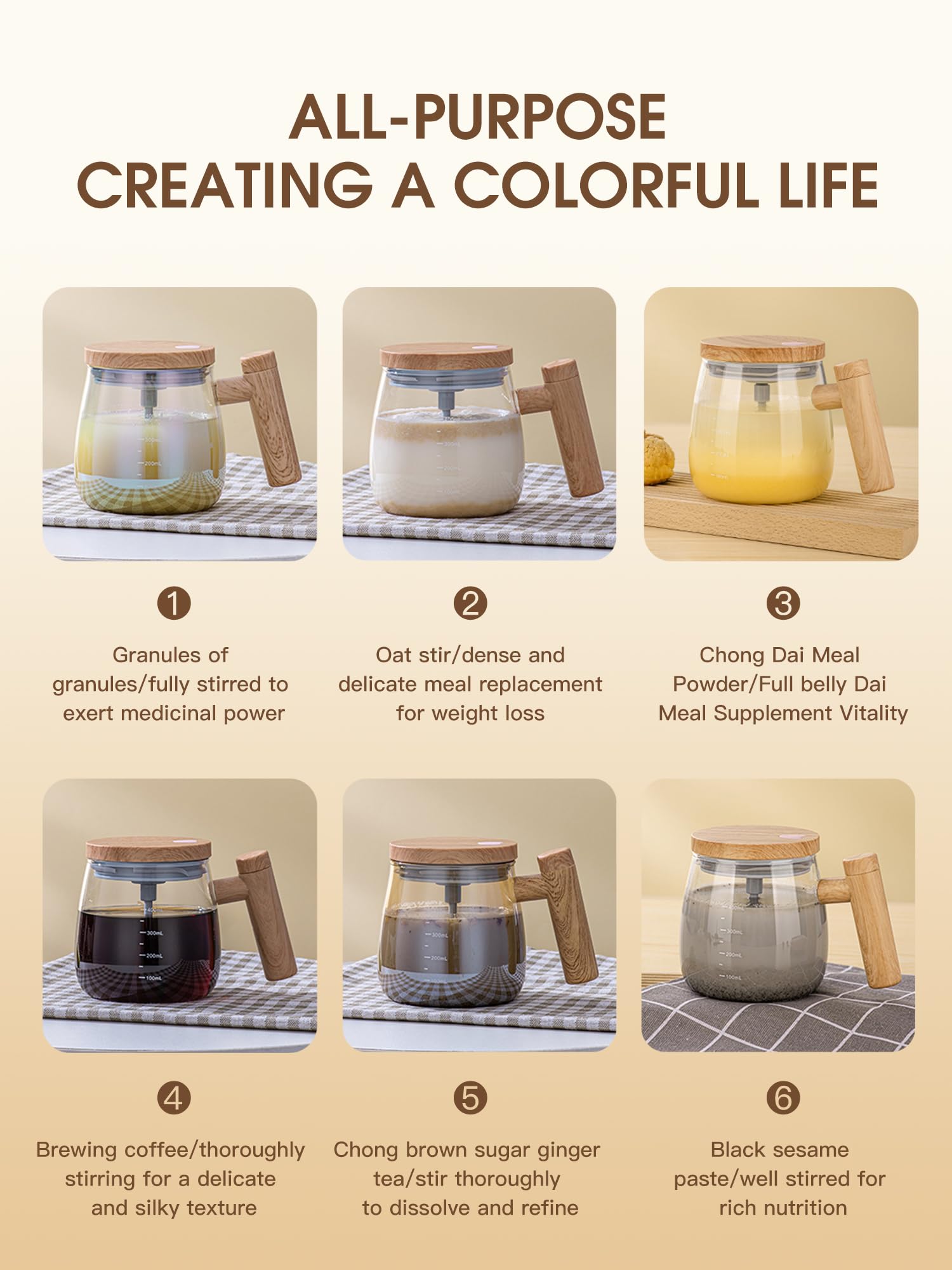 Lzetguya Automatic Mixing Cup, Automatic Stirring Mugcoffee Mug